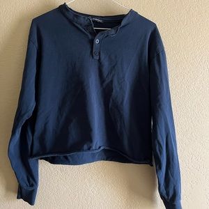 Henley Tee Shirt Long Sleeve